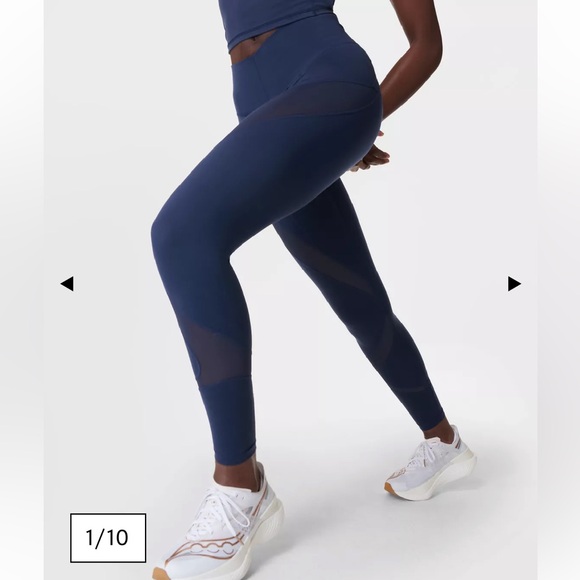 Sweaty Betty Power Illusion Mesh 7/8 Workout Leggings size L *NWT* - Picture 6 of 8